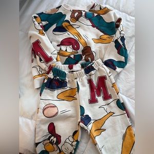 Zara 18-24 month Disney sweatshirt and pants set